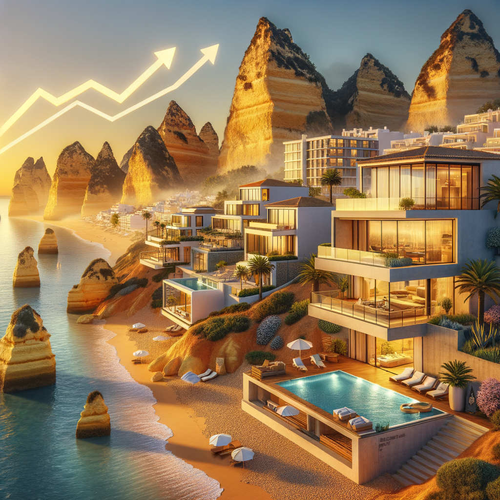 Lagos Algarve luxury coastal properties showing 18.6% property market growth and investment opportunities