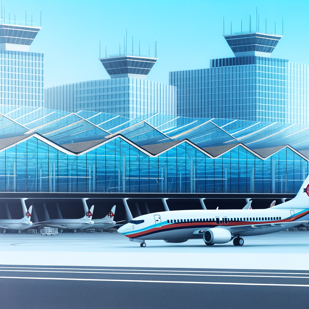 Modern Portuguese airport terminals with aircraft showing infrastructure growth driving real estate investment opportunities