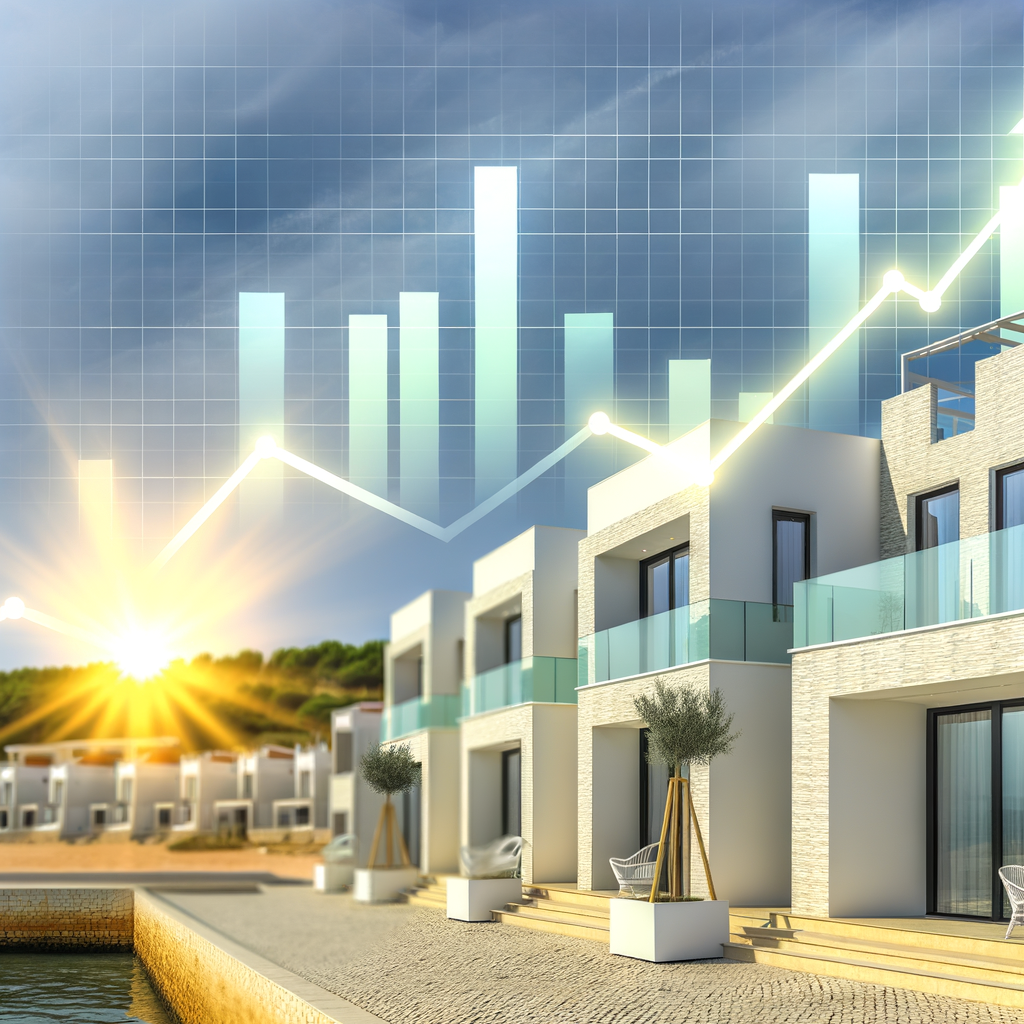 Modern Portuguese cityscape with coastal views representing the resilient property market after Golden Visa real estate elimination