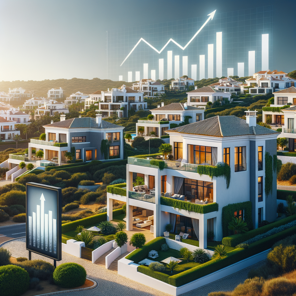 Algarve luxury real estate growth 2025 – modern coastal town, prosperity, international investment Algarve luxury real estate growth 2025 – modern coastal town, prosperity, international investment