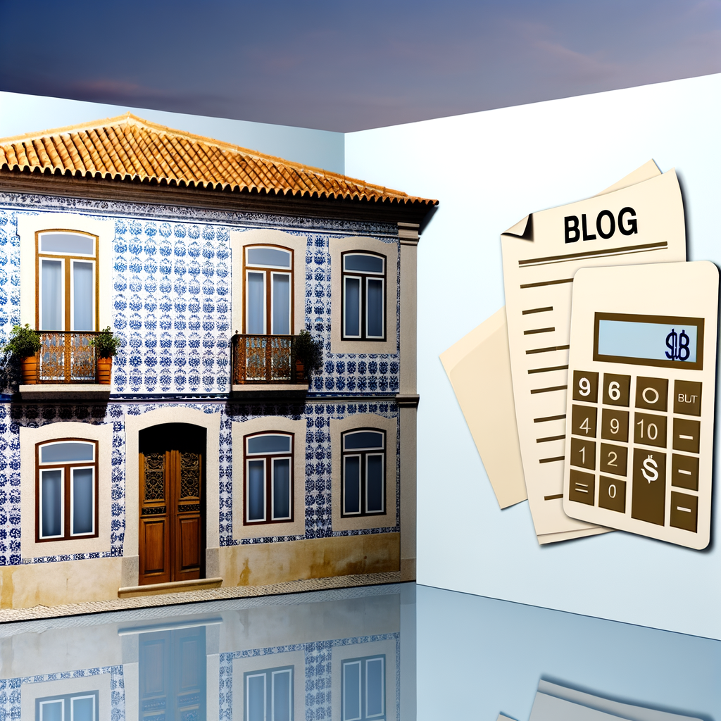 Portuguese villa with traditional azulejo tiles representing property taxation changes for non-resident buyers