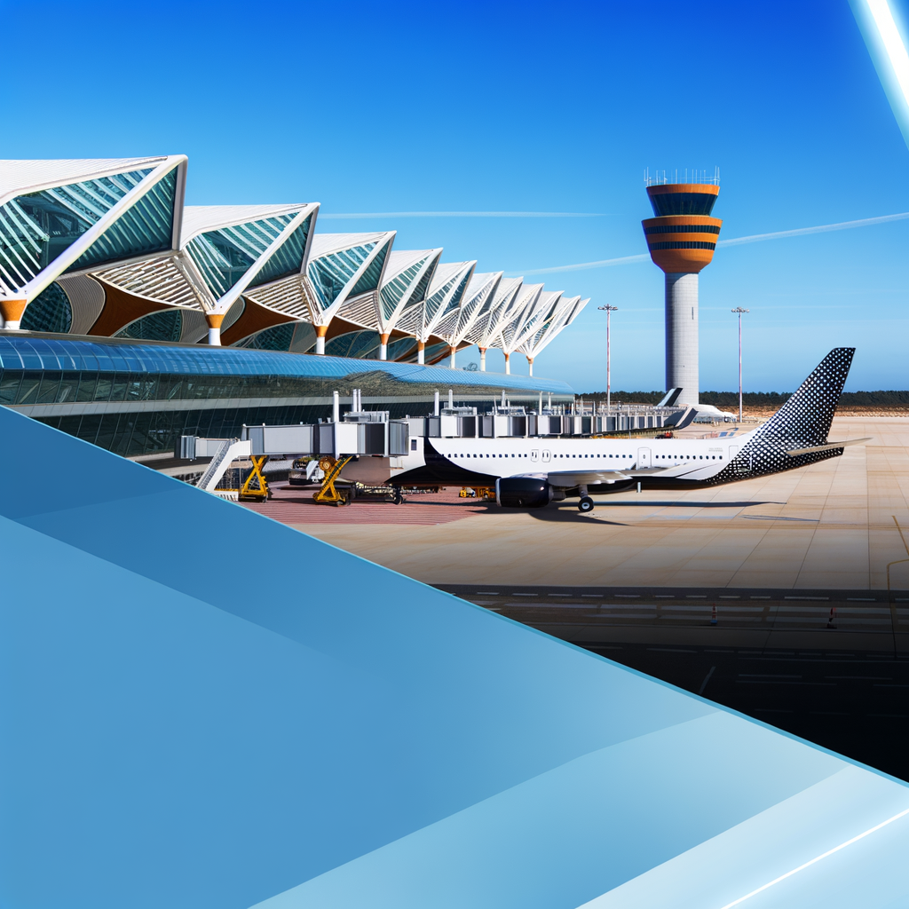 Faro Airport with modern aircraft representing record 10 million passengers and Algarve investment opportunities
