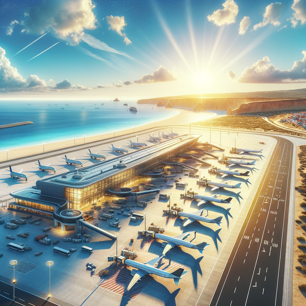 Faro Airport Record Connectivity West Algarve Real Estate Faro Airport with Algarve coastline - record 10 million passengers and West Algarve property investment