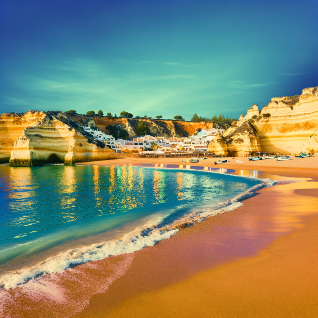 Burgau Beach West Algarve Portugal 2026 Burgau beach in the West Algarve, Portugal - a hidden gem for property investors in 2026